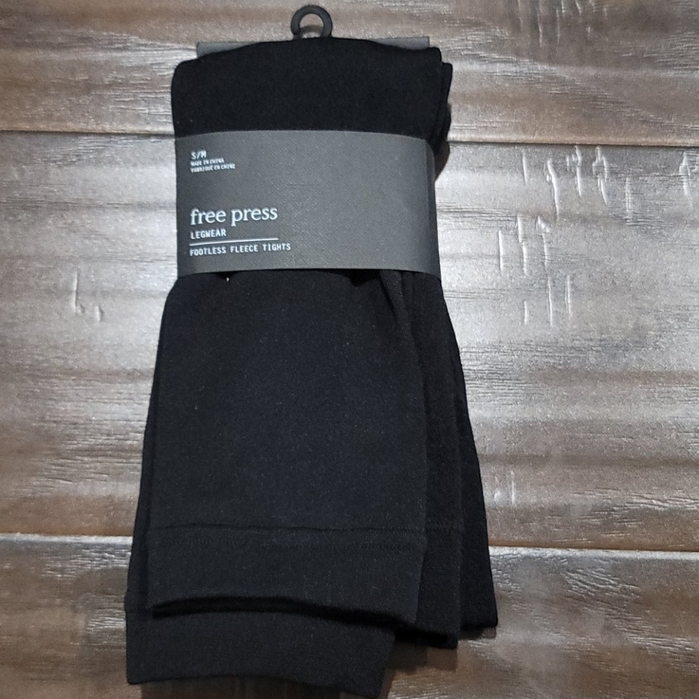 Free Press Legwear Footless Fleece Tights